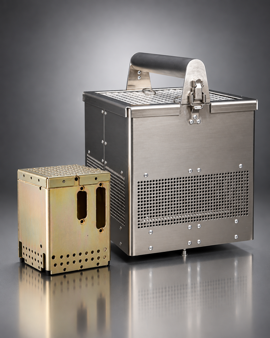 MEI INDUSTRIES PRODUITS Coffret aluminium fabriqué par MEI Industries
